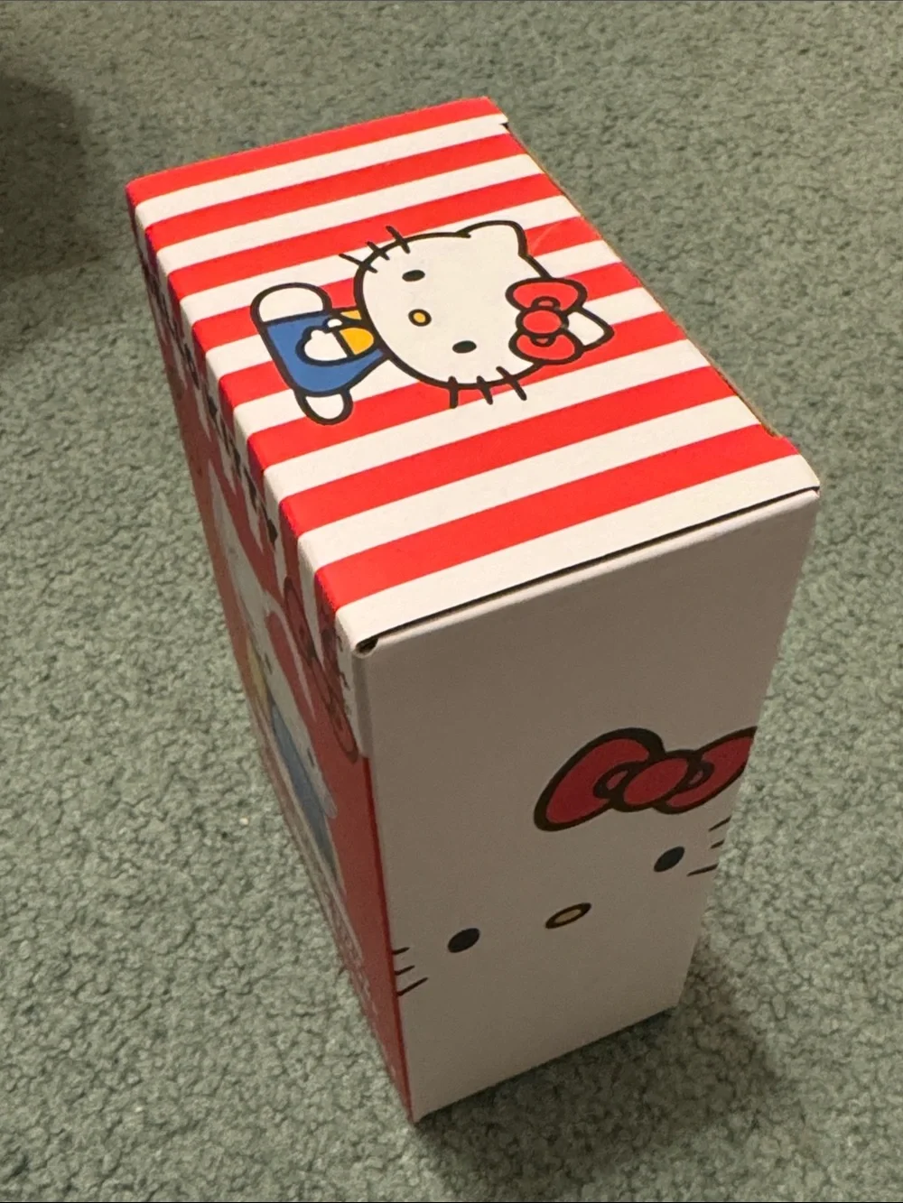 Hello Kitty Block Figure Toy - Red White Blue Yellow Red Bow